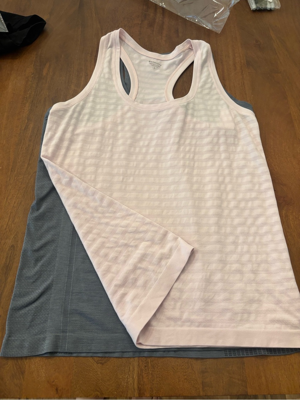 Athleta Grey Racerback Performance Tank - Large - Picture 6 of 6